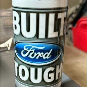 Ford Blue and Silver Built Tough Accent